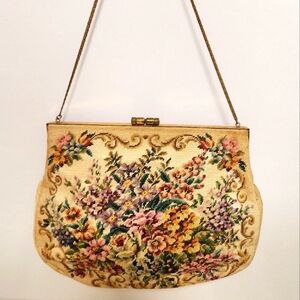 Floral Tapestry Handbag